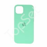 Чехол силиконовый iPhone 12/iPhone 12 Pro/12Pro Silicone Case (с закрытым низом) Мятный (50)