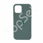 Чехол силиконовый iPhone 12/iPhone 12 Pro/12Pro Silicone Case (с закрытым низом) Морской зеленый (58)