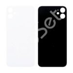 Задняя крышка iPhone 11 Белый (стекло, широкий вырез под камеру, логотип) - ПРЕМИУМ