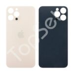 Задняя крышка iPhone 12 Pro Max/12Pro Max/12ProMax Золото (стекло, широкий вырез под камеру, логотип)