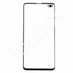 Стекло (переклей) Samsung G975F (S10 Plus) Черное