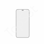 Защитное стекло "МАТОВОЕ" iPhone 12 Pro Max/12Pro Max/12ProMax Черное (Закалённое, полное покрытие)