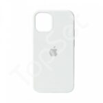 Чехол силиконовый iPhone 13 Silicone Case (с закрытым низом) Белый (9)