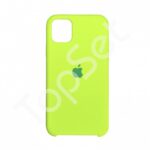 Чехол силиконовый iPhone 11 Silicone Case Кислотный салатовый (60)
