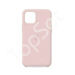Чехол силиконовый iPhone 11 Silicone Case Серо-розовый
