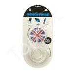 Автомобильный держатель Pop Socket Z843 (наклейка, флаги) Белый