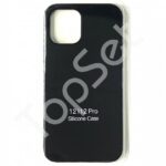 Чехол силиконовый iPhone 12/iPhone 12 Pro/12Pro Черный