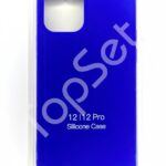 Чехол силиконовый iPhone 12/iPhone 12 Pro/12Pro Синий