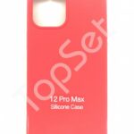 Чехол силиконовый iPhone 12 Pro Max/12Pro Max/12ProMax Красный