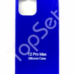 Чехол силиконовый iPhone 12 Pro Max/12Pro Max/12ProMax Синий