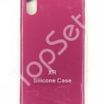 Чехол силиконовый iPhone Xr Гранат