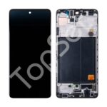 Дисплей Samsung A515F (A51) МОДУЛЬ Черный - ОРИГИНАЛ-СЕРВИС-РЕФ