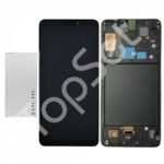 Дисплей Samsung A920F (A9 2018) МОДУЛЬ Черный - ОРИГИНАЛ-СЕРВИС