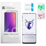 Защитное стекло "ПРЕМИУМ" Tecno Pova 4 Черный