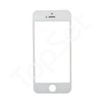 Стекло (переклей) iPhone 5/5G/5C/5S/SE Белое - ОРИГИНАЛ