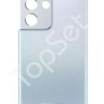 Задняя крышка Samsung G998B (S21 Ultra) Серебро - ПРЕМИУМ