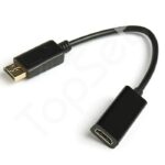 Переходник DisplayPort (M) - HDMI (F) Черный
