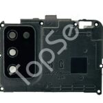Стекло камеры Samsung A025F/A037F (A02s/A03s) в сборе с рамкой Черный