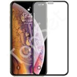 Защитное стекло 6D iPhone Xs Max/XsMax/iPhone 11 Pro Max/11Pro Max/11ProMax Черное (Закалённое+, полное покрытие)