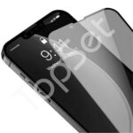 Защитное стекло "МАТОВОЕ" iPhone 13 Pro Max/13Pro Max/13ProMax/14 Plus/14Plus/14+ Черное (Закалённое, полное покрытие)