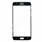 Стекло (переклей) Samsung J7 Prime/G610 Черное