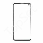 Стекло (переклей) Samsung G973F (S10) Черное