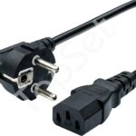 Кабель питания Atcom AT6988 (евровилка - C13, 1.2 м.) Черный