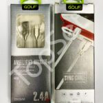 Кабель USB - Lightning (iPhone) GOLF GC-33 (2.4A) (оплетка нейлон) Серебро