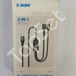 Кабель USB-C - Type-C,Lightning XKIN X226 2в1 Type-c Черный