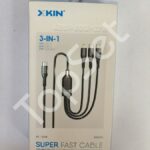 Кабель USB-C - Type-C,Type-C,Lightning XKIN X229 3в1 Type-c Черный