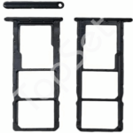 Контейнер SIM/SIM Лоток Samsung A015F (A01) Черный