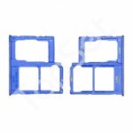 Контейнер SIM/SIM Лоток Samsung A415 (A41) Синий