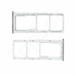 Контейнер SIM/SIM Лоток Samsung A515F/A715F (A51/A71) Серебро