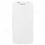 Стекло (переклей) Samsung G930F (S7) Белое