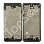 Рамка дисплея Samsung A725F (A72) Черная (возможен дефект ЛКП)