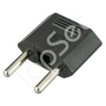 Сетевой адаптер с CN/US вилки на евровилку (тех.упак.) Черный