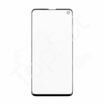 Стекло (переклей) Samsung G973F (S10) в сборе с OCA пленкой Черный - ОРИГИНАЛ (Feaglet)