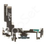 Шлейф iPhone 14 на системный разъем/микрофон Черный - ПРЕМИУМ