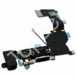 Шлейф iPhone 5S на системный разъем/разъем гарнитуры/микрофон Черный (АКЦИЯ) (-50%)