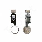 Шлейф iPhone 7/7G/7 Plus/7Plus/7+/iPhone 8/8G/8 Plus/8Plus/8+/SE (2020)/SE (2022) на кнопку HOME в сборе (механическая) Серебро - ПРЕМИУМ