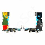 Шлейф iPhone 8/8G/SE 2/SE2/SE (2020) на системный разъем/микрофон Черный - ПРЕМИУМ