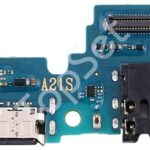 Шлейф Samsung A217F (A21s) плата системный разъем/разъем гарнитуры/микрофон