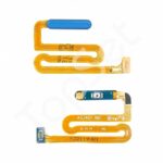 Шлейф Samsung M127F/M225F/A125F/A127F (M12/M22/A12/A12 Nacho) сканер отпечатка пальцев Синий