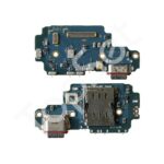 Шлейф Samsung S908U (S22 Ultra/S22Ultra/America/EU) плата системный разъем/разъем SIM/микрофон - ПРЕМИУМ