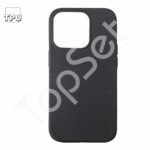 Силиконовый чехол "LP" iPhone 14 Pro TPU (черный непрозрачный) европакет