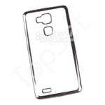 Силиконовый чехол "LP" Huawei Ascend Mate 7 TPU (прозрачный с черной хром рамкой) европакет