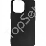 Силиконовый чехол "LP" iPhone 13 Pro/13Pro TPU (черный непрозрачный) европакет (АКЦИЯ) (-50%)