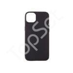 Силиконовый чехол "LP" iPhone 14 Plus TPU (черный непрозрачный) европакет