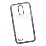 Силиконовый чехол "LP" LG K10 (2017) TPU (прозрачный с черной хром рамкой)