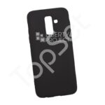 Силиконовый чехол "LP" Samsung Galaxy J8 TPU (черный непрозрачный) европакет